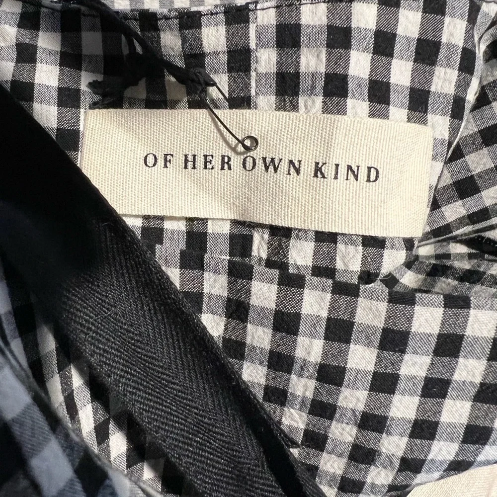 Of her own kind - THE MIRABELLE DRESS in black gingham NWT - xl - Picture 12 of 16